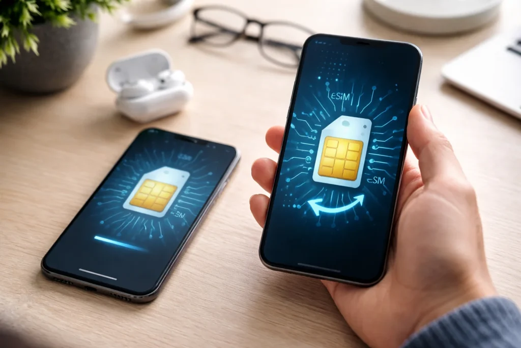 Skift mobil uden at miste eSIM-forbindelsen